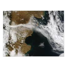Incinere a pena da erupção do vulcão de Chaiten, q Impressão Fotográfica