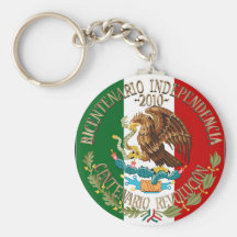 Independência/revolução de 2010 mexicanos chaveiro