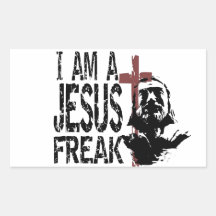 Individualidade - eu sou um anormal de Jesus Adesivos Em Forma Retangular