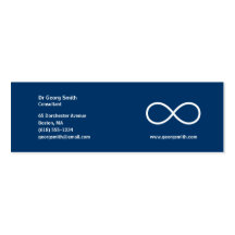 Infinidade - cartão de visita do cientista