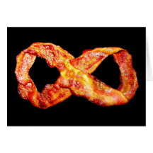 Infinidade do bacon cartoes