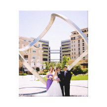 Infinidade do casamento impressão em tela canvas