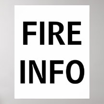 INFORMAÇÃO DO FOGO: POSTER 20 x 16 por ALXSw