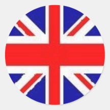 Inglaterra Adesivos Em Formato Redondos