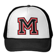 Inicial do monograma "M" Bone