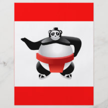 Insecto da Bandeira-um-Panda Panfletos
