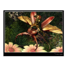 Insecto livre cartoes postais