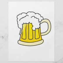 Insectos customizáveis da caneca de cerveja panfleto