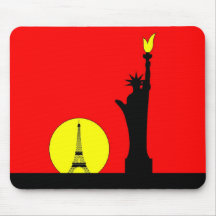 Inspirado por Estátua de la Liberté Mousepad