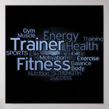 Instrutor ou poster pessoal do fitness center