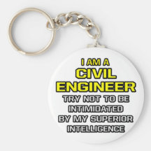 Inteligência superior civil do engenheiro… chaveiro