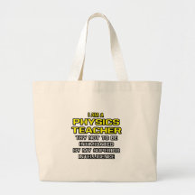 Inteligência superior do professor da física… bolsa de lona