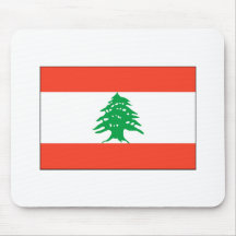 International da BANDEIRA de Líbano Mousepad