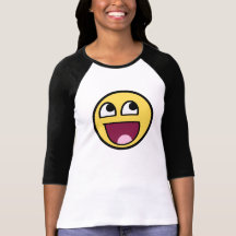 Internet impressionante Meme do smiley T-shirts