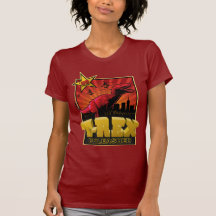 Invasão 2009 do dinossauro de Rex do tiranossauro Tshirts
