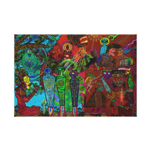 Invocação do mestrado de Interdimensional Impressão Em Canvas