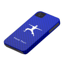 Ioga azul iPhone 4 capas