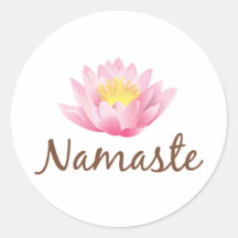 Ioga da flor de Namaste Lotus Adesivo