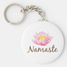 Ioga da flor de Namaste Lotus Chaveiros
