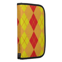 iPhone amarelo quente do rickshaw do teste padrão  Organizadores