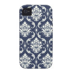 iPhone branco azul do damasco 4 exemplos da case m