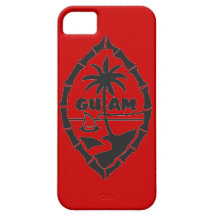 Iphone de bambu 5 do caso do selo de Guam Capa iPhone 5 Case-Mate