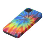 iPhone espiral azul 4 da case mate da Laço-Tintura iPhone 4 Capa