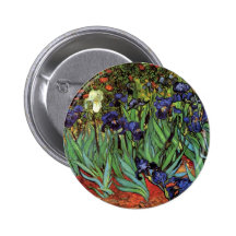 Íris de Van Gogh, arte dos apos impressionismo do  Pins