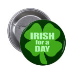 Irlandês por um dia boton