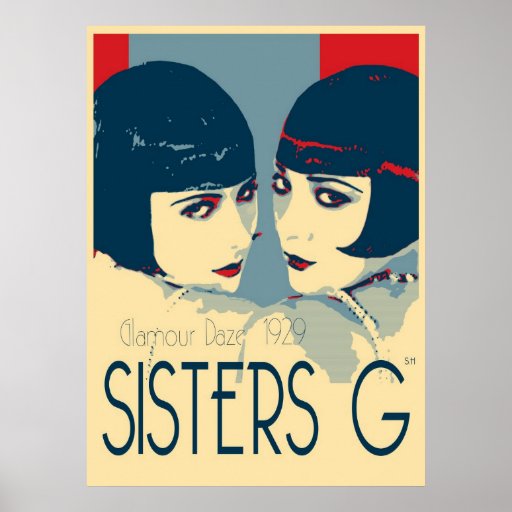 Irmãs G - poster da forma dos anos 20