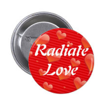 Irradie o botão do amor botons