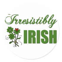 Irresistìvel irlandês autocolantes