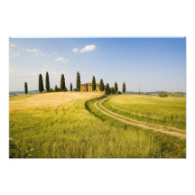 Italia, Toscânia, casa de campo de Tuscan que apro Foto Arte