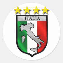 italiano do mapa de italia da bandeira de Italia d Adesivo