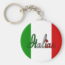 Italiano elegante chaveiros