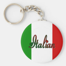 Italiano elegante chaveiros