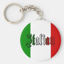 Italiano elegante chaveiros