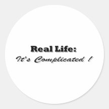 itscomplicatedblack adesivos em formato redondos