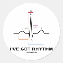 I've obteve o ritmo (ECG - o batimento cardíaco de Adesivos Redondos
