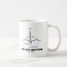 I've obteve o ritmo (ECG - o batimento cardíaco de Canecas