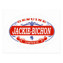Jackie-Bichon Cartão Postal