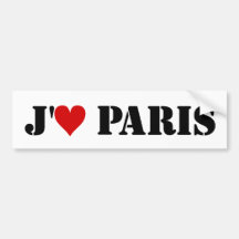 "J'aime Paris " Adesivos