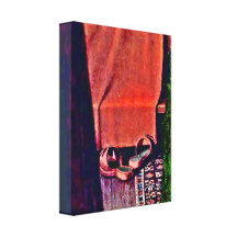 Jan van Eyck - imagem do casamento Impressão De Canvas Esticada