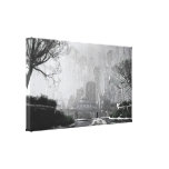 Jardim de Gotham (inverno) Impressão De Canvas Esticada