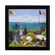 Jardim em Sainte-Adresse, Claude Monet 1867 Porta Treco