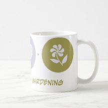 Jardinagem do amor da fé caneca