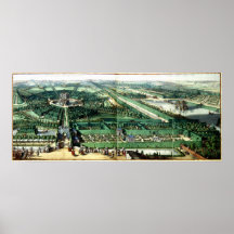 Jardins do prazer de Enghien 1685 Posters