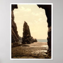 JÉRSEI, IMPRESSÃO DE PLEMONT CAVES-PHOTOCHROM