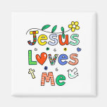 Jesus ama-me imã de geladeira