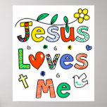 Jesus ama-me pôsteres